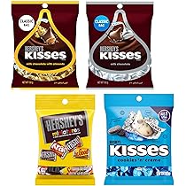 Amazon.co.jp: ハーシー キスチョコレート 4種アソート 計4袋