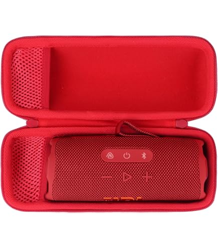 JBL FLIP 6 Bluetooth スピーカーレッドと収納ケース付き Amazon.co.jp