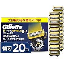 Amazon.co.jp: Gillette 【正規品】 ジレット 髭剃り 替刃 20個