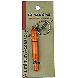 キャプテンスタッグ(CAPTAIN STAG) ホイッスル アルミアクセサリー エマージェンシーホイッスル 緊急時必要事項記入ペーパー付き UM-1891 / UM-1892