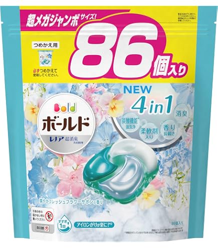 Amazon | P&G ボールドジェルボール 4D 爽やかフレッシュフラワー