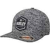 Hurley Men's Baseball Cap - Wilson Fitted Hat, Size L/XL, Black