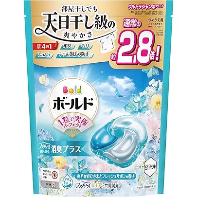 Amazon.co.jp: ボールド 洗濯洗剤 ジェルボール 4in1 フレッシュ