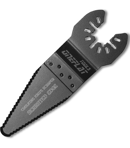 マルチツール用先端工具 コーキングはがし用 幅28mm 🌺 炭素工具鋼5枚