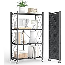 Amazon｜【業界最強の耐荷重能力】メタル製ラック 折りたたみ式