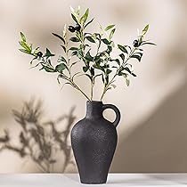 陶器製オリーブグリーン花瓶 花器 陶器 花瓶 セラミックボトル – orsow