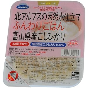 ウーケ ふんわりごはん 富山県産コシヒカリ (200g×3P)×8個