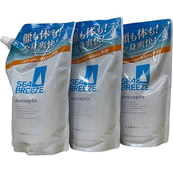 Amazon | シーブリーズ 全身薬用ローション詰替 700ML × 5