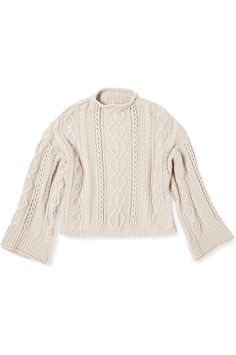 SNIDEL - ケーブルパッチワークニットトップス SNIDEL♡ケーブルパッチワークニットトップス