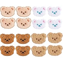 Obsummoy 20-Piece Mini Cloud Iron-On Patches - Tiny Embroidered Appliques For Clothing, Jackets, Backpacks