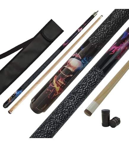 美品　ビリヤードキュー プールキュー 58インチ 20オンス　レザーケース付 美品 ビリヤードキュー プールキュー 58インチ 20オンス レザー