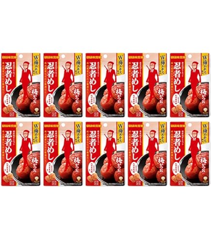 Amazon | 味覚糖 旨味シゲキックス忍者めし梅かつお味 20G×4袋