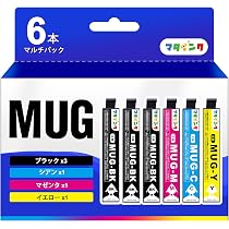Amazon.co.jp: マタインク MUG-4CL 6本セット エプソン用 インク