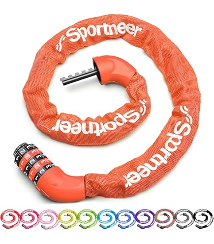 Amazon | Abus (アブス) ユニ - 大人用 7210/85 チェーンロック 0 85cm