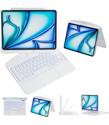 Amazon.co.jp: iFacemall ipad キーボード付きケース Pro 13インチ（M4