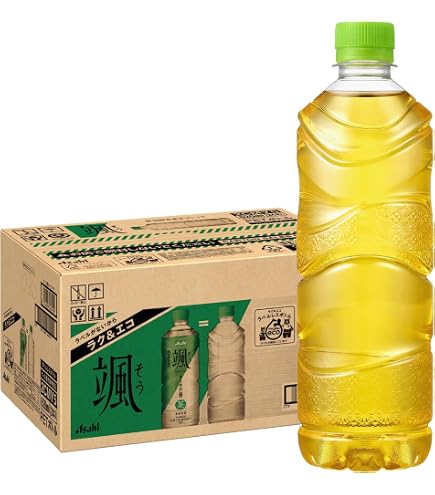 Amazon.co.jp: アサヒ飲料 颯 ラベルレスボトル 2L×9本[お茶] [緑茶