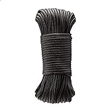 Amazonベーシック パラコード 550タイプIII 7連コア 高強度 ナイロン 4mm×30m ブラック
