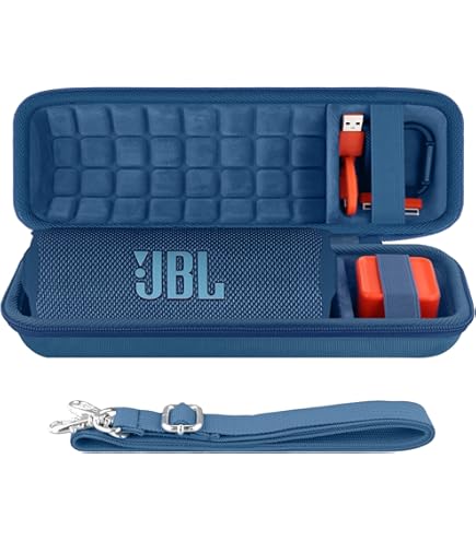 JBL スピーカーケース ブルー Amazon | Peyyargo収納ケースと互換性のあるJBL FLIP 7 / 6 / 5 防塵
