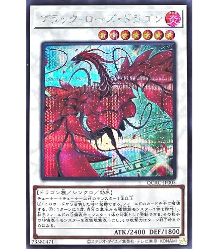 Amazon.co.jp: 遊戯王カード ブラック・ローズ・ドラゴン(イラスト違い
