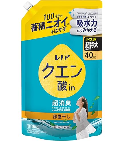 Amazon | レノア クエン酸 in 超消臭 クリアフローラルの香り 詰替