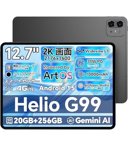 Amazon.co.jp: TECLAST T60Pro タブレット 12インチ 16GB+256GB+1TB