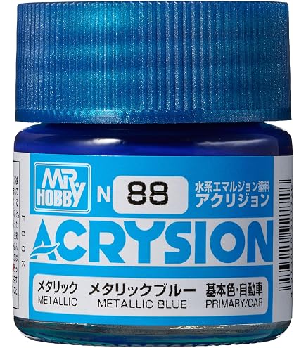 Amazon | 【溶剤系アクリル樹脂塗料】Mr.カラー C76 メタリックブルー