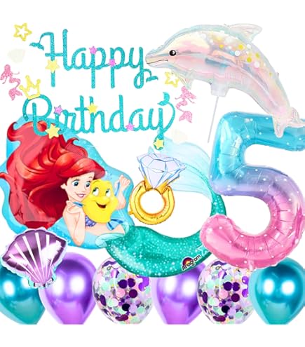 Amazon.co.jp: リトル マーメイド アリエル 5歳 お誕生日
