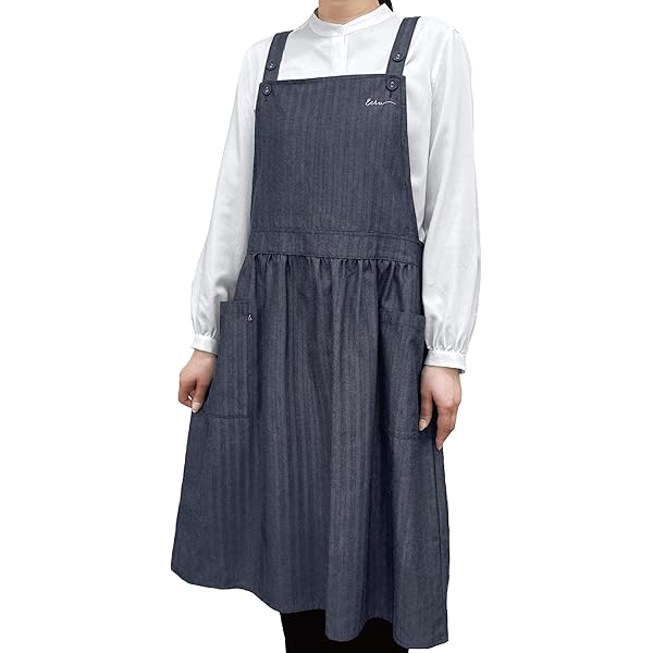 かすみん[[現品のみ]]翌日発送可能♡エプロンドレス♡110〜130cm 楽天市場】KAZEN カゼン 胸当てエプロン X型 腰ひも付 耐塩素