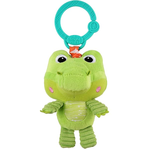Bright Starts Take N Shake On The Go Take Along Toy Alligator Newborn Amazon Sg Toys