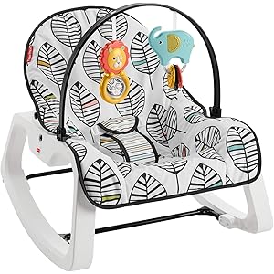 【Amazon.co.jp限定】 フィッシャープライス インファント・トドラーロッカー 3Way【日本正規品】【ママリ口コミ大賞受賞 2020年春】 リーフ 0か月~ GNM42