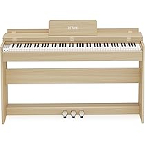 Amazon | IKTMI 電子ピアノ 88鍵盤 ハンマーアクション鍵盤 木製