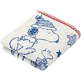 東京 西川 今治タオル フェイスタオル 綿100% スヌーピー おめかし ふわふわ パイル ベージュ TT20123654BE