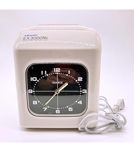 Amazon | アマノ タイムレコーダー EX3000J | タイムカード本体