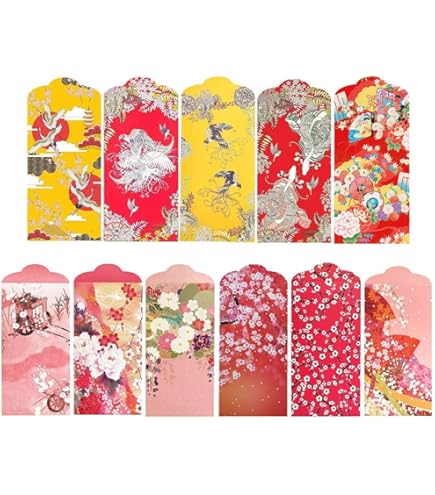 Amazon | 【Amazon.co.jp 限定】和紙かわ澄 特撰 友禅和紙 ぽち袋