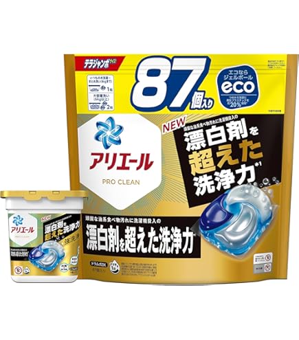 Amazon | 【P&G】アリエール ジェルボール 4D プロクリーン つめかえ用
