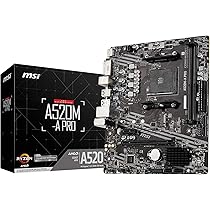 【納品書付】MSI A520M-A PRO マザーボード 16GBメモリ セット A520M-A PRO