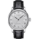 TISSOT(ティソ) 腕時計 メンズ TISSOT ル・ロックル パワーマティック80 シルバー文字盤 レザーベルト T0064071603300 [正規輸入品]