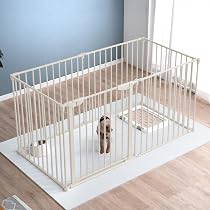 Amazon | タンスのゲン ペットサークル 6枚セット【シニア犬も安心