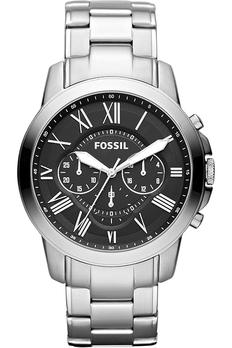 Decker Silver Chronograph Watch 
