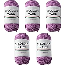 Amazon | すみれcraftショップ 「30 COLORS YARN」 コットン アクリル