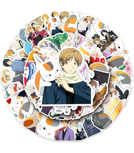 夏目友人帳 夏目貴志 ニャンコ先生 10th anniversary ステッカー ステッカー 夏目貴志【夏目友人帳 アニメ公式オンラインストア】