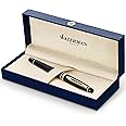 Waterman Expert Gift Box includes Fine Nib Gold Trim Roller Ball Pen - Black/ Black - Refill ローラーボールペン (並行輸入品)