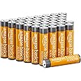 Amazon Basics 36 Pack AAA High-Performance Alkaline Batteries, 10-Year Shelf Life, Easy to Open Value Pack