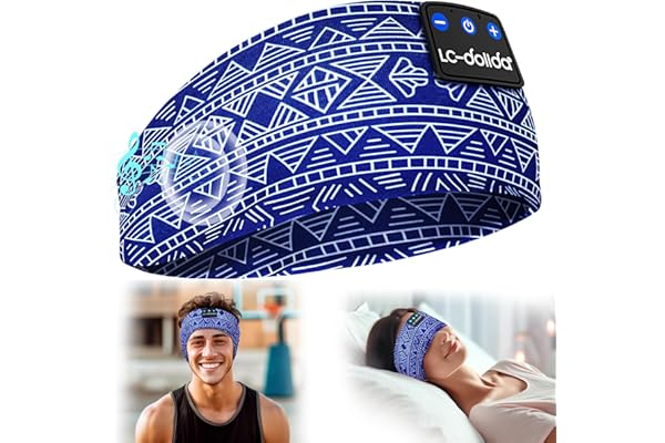 Headband, Bluetooth Headphones —Sports Headband, Sweat-wicking Quick Drying Sweatband, HiFi Sound Bluetooth Headphones, Sound