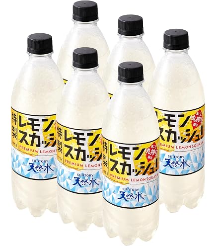 Amazon.co.jp: サントリー 天然水 特製レモンスカッシュ 炭酸 500ml