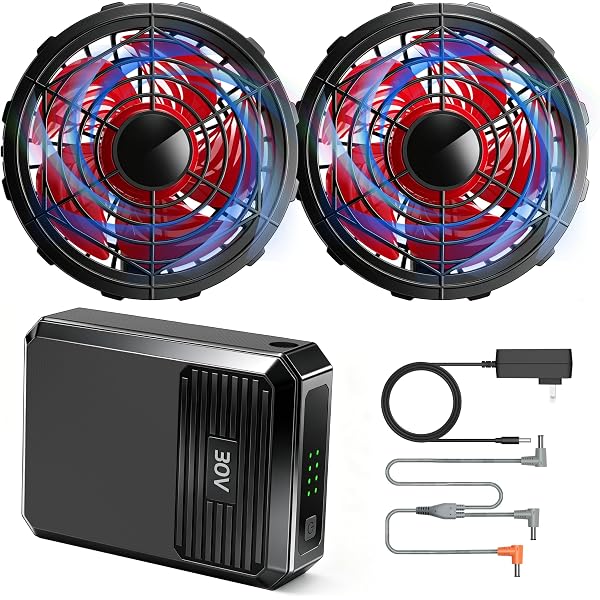 Amazon.co.jp: [THOUSTA] 【2026 30V超高出力】 空調作業服 ファン