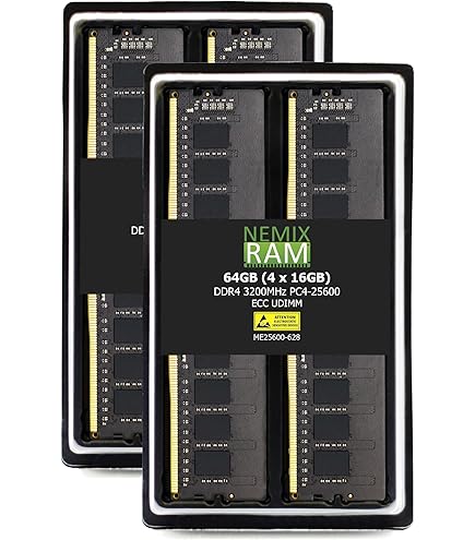 Amazon.co.jp: 64GB DDR4-3200 PC4-25600 2Rx4 RDIMM ECC