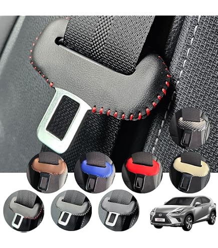 d*d様 LEXUS ブラック キャディバッグ　レア 非売品！　ベルト保護カバー Amazon | レクサス用 NX 20系用 本革シートベルトカバー (運転席＆助手