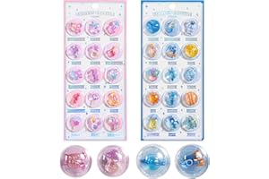 KRGNPLE 実店舗品質 ぷくぷくシール 2 枚 3D 浮き彫りクリスタル エポキシ樹脂 再剥離可能 PVC 材質 励ましステッカー 手帳デコレーション 子供クリエイティブ DIY に最適 人気 プレゼント（No.05＋No.06）