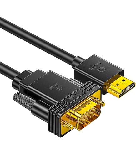 Amazon.co.jp: HDMI VGA 変換ケーブル HDMI to VGA 変換アダプター 1m